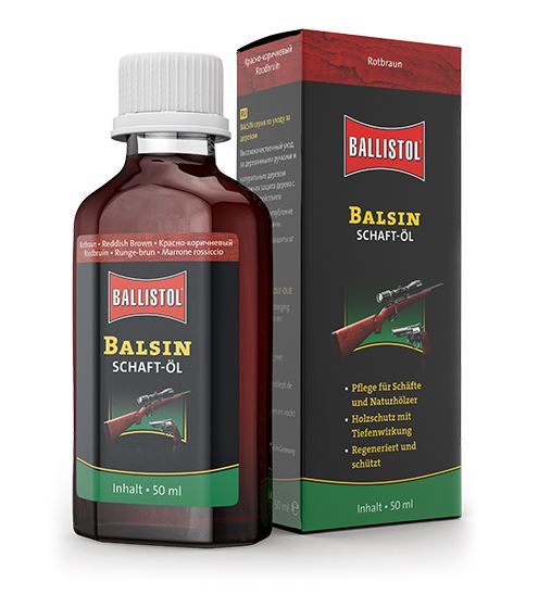 BALSIN Schaft-ÖL ROTBRAUN (50ml)
