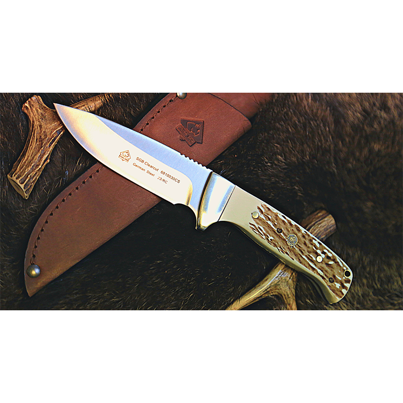 Jagdmesser - PUMA SGB clearcut, commando stag
