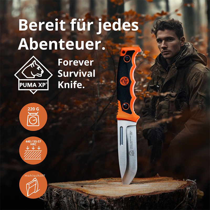 Outdoor- und Jagdmesser - PUMA XP forever knife, orange