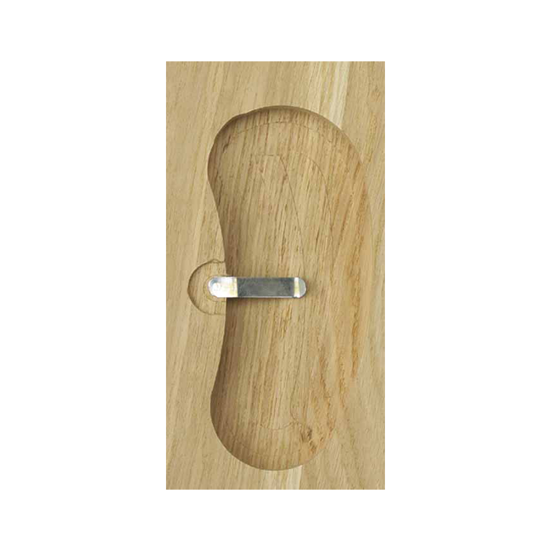 Hirschschild Eiche Geschnitzt - 36x19 Hell