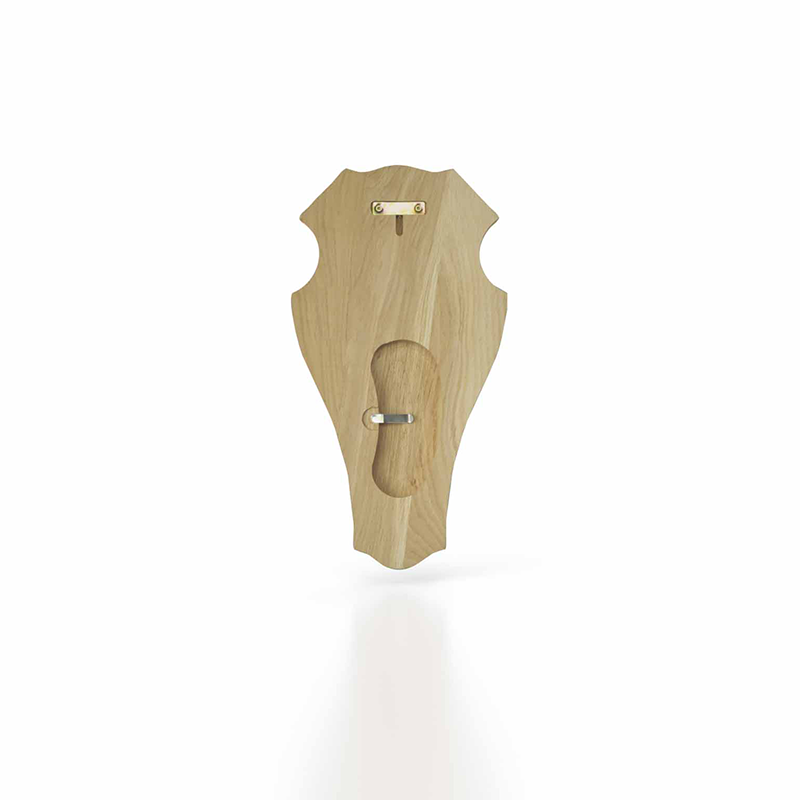 Hirschschild Eiche 1 - 36x20 cm Dunkel