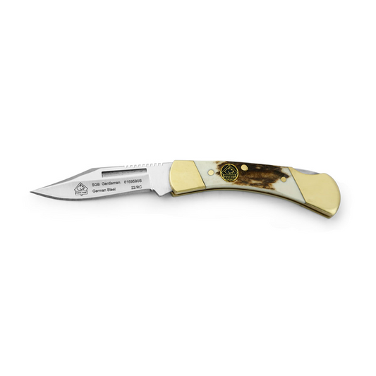 Jagdtaschenmesser - PUMA SGB gentleman, Hirschhorn