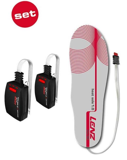 set of heat sole 1.0 + lithium pack insole rcB zuschneidbar