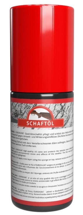 EUROHUNT Schaftöl mit Verteilerschwamm (50ml)